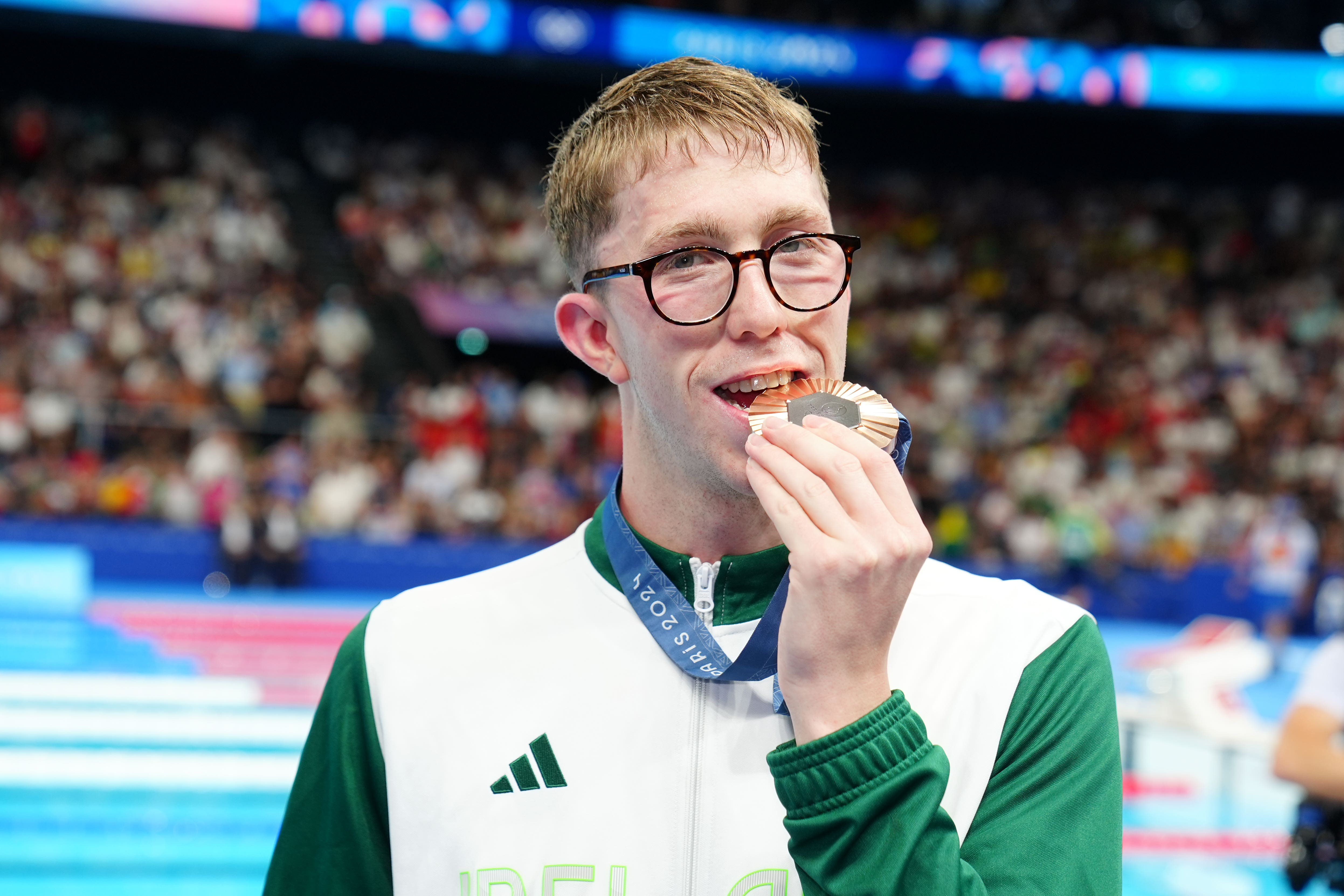 Daniel Wiffen claimed his second medal of Paris 2024 on Sunday night (Peter Byrne/PA)