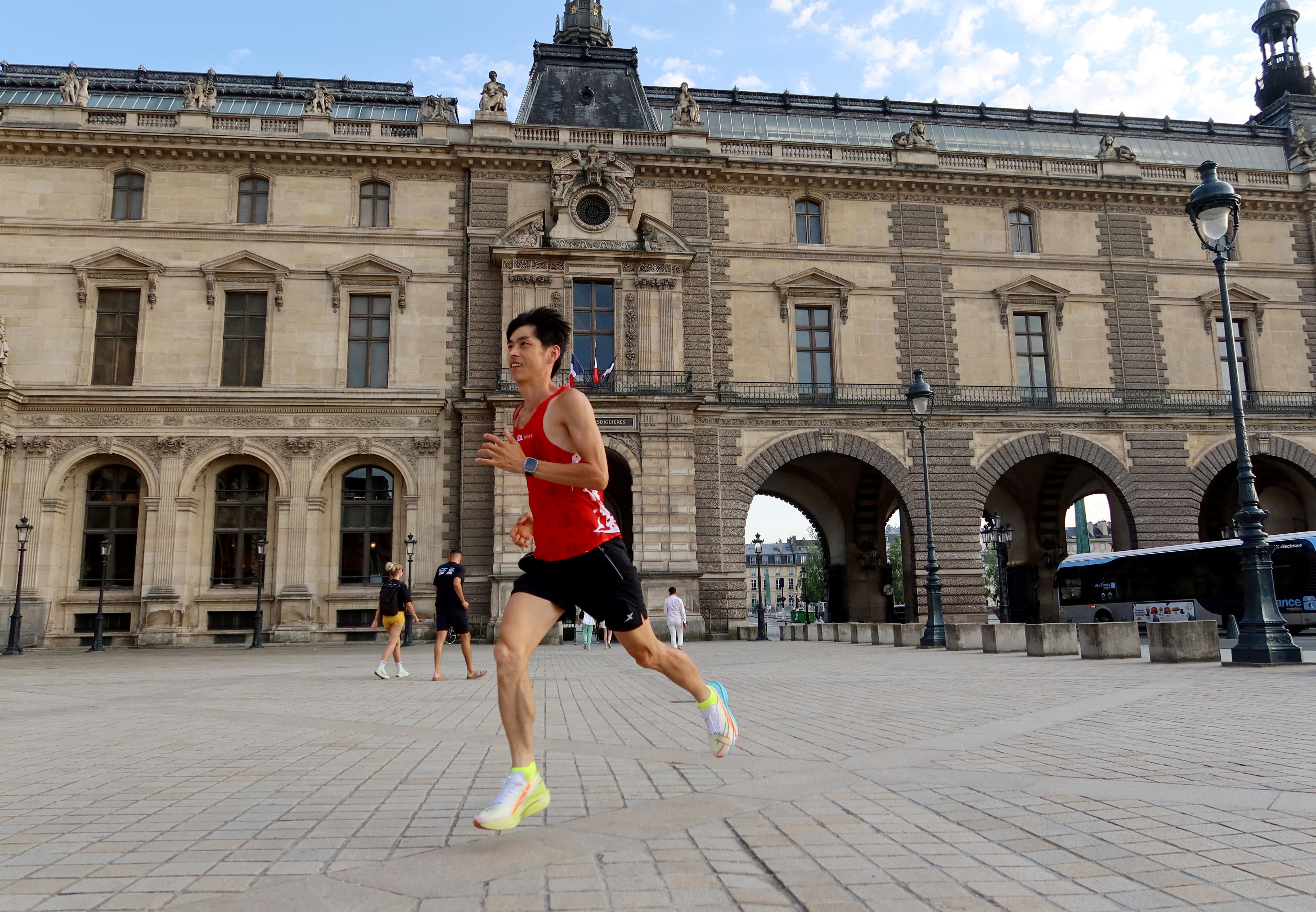 <p>Luan Yushuai, a Chinese delivery man, will run the Paris Olympics marathon</p>