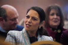 Priti Patel launches Tory leadership bid in race to replace Rishi Sunak - live