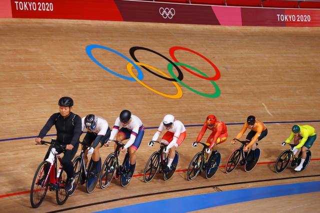 <p>The keirin is one of a number of events in the track cycling programme in Paris </p>