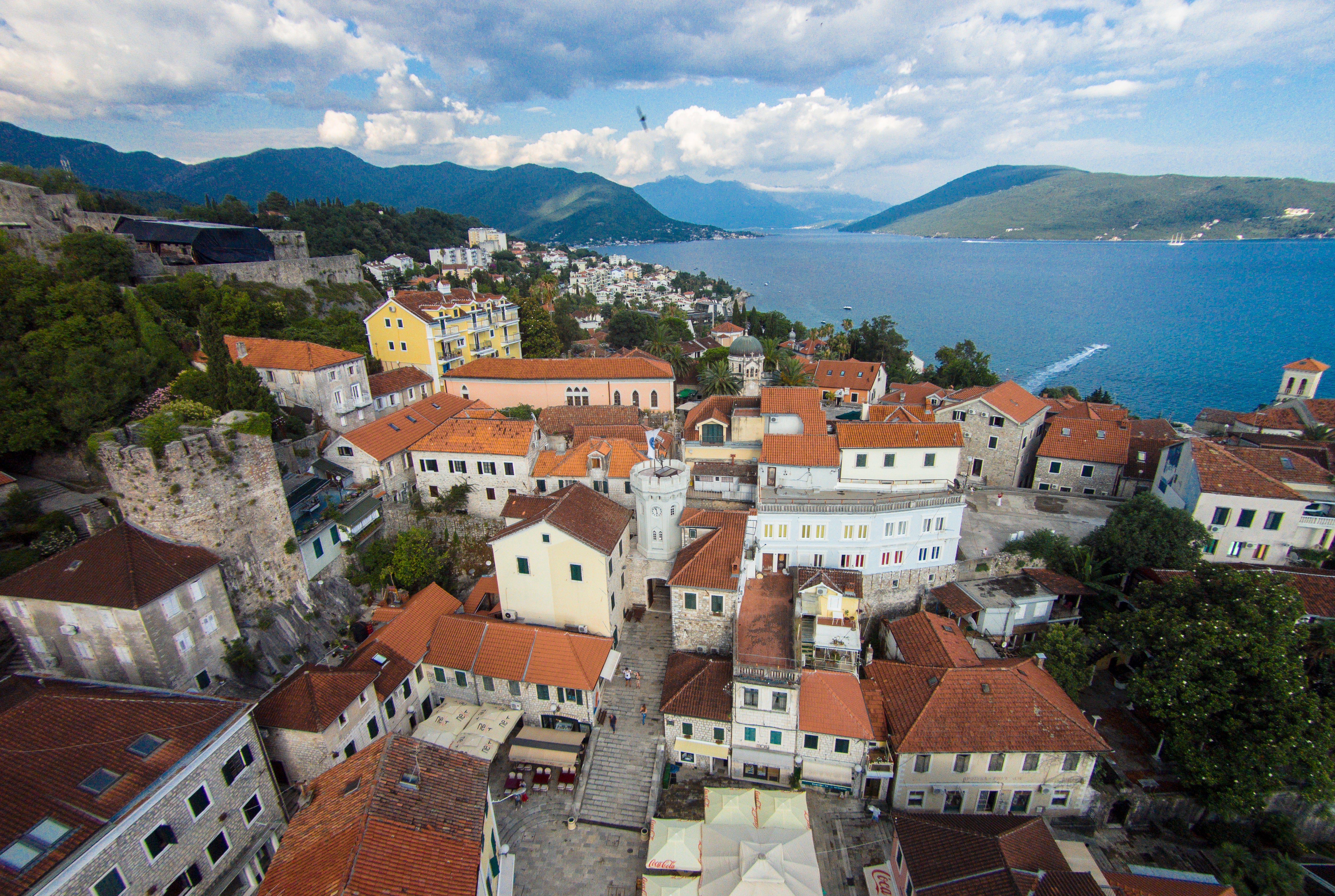 High point: A view over Herceg Novi