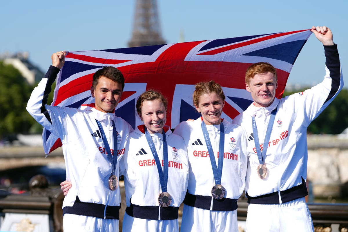 Great Britain downgraded from silver to bronze after photo finish review