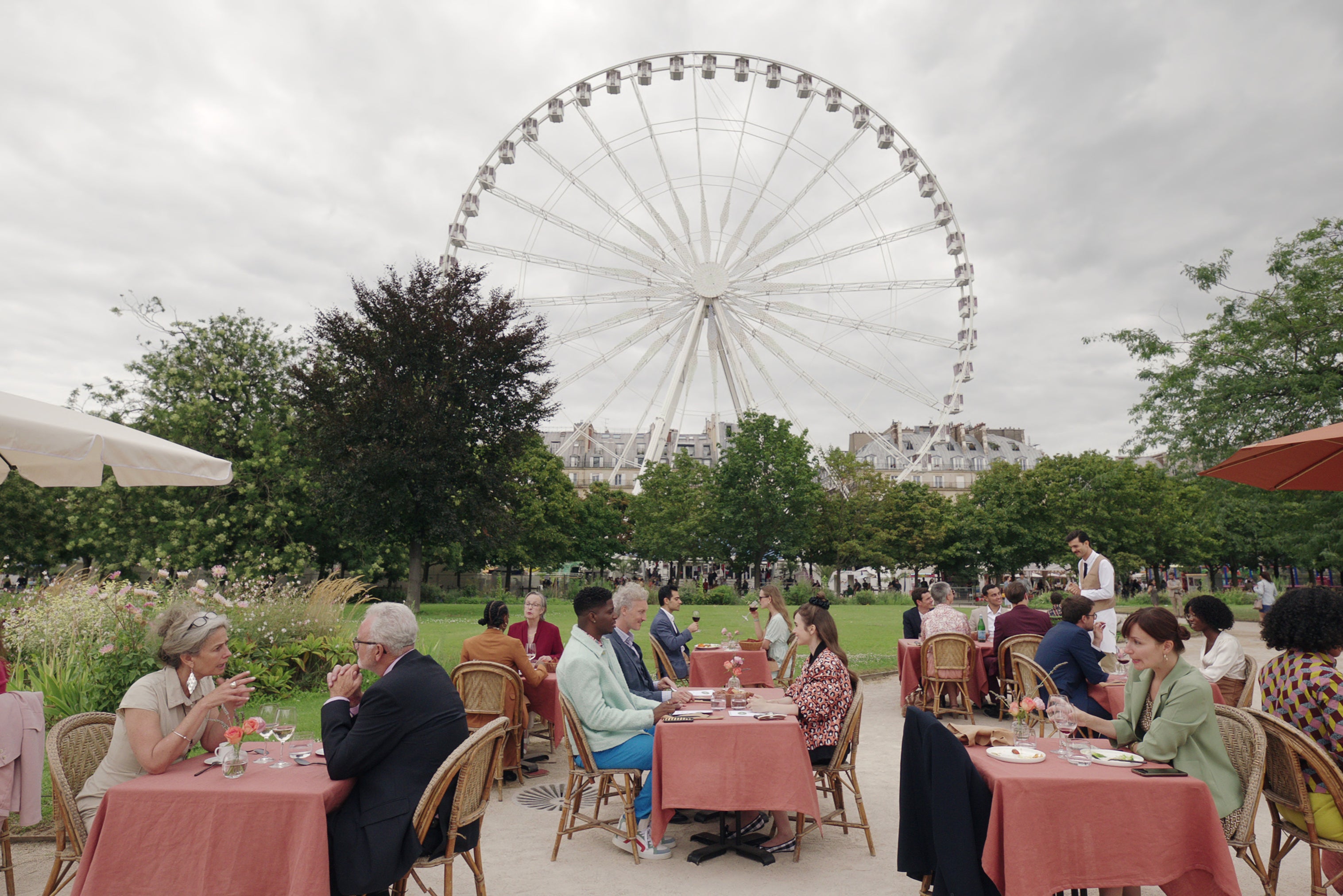 The Tuileries Gardens hosts a summer fair between June and August