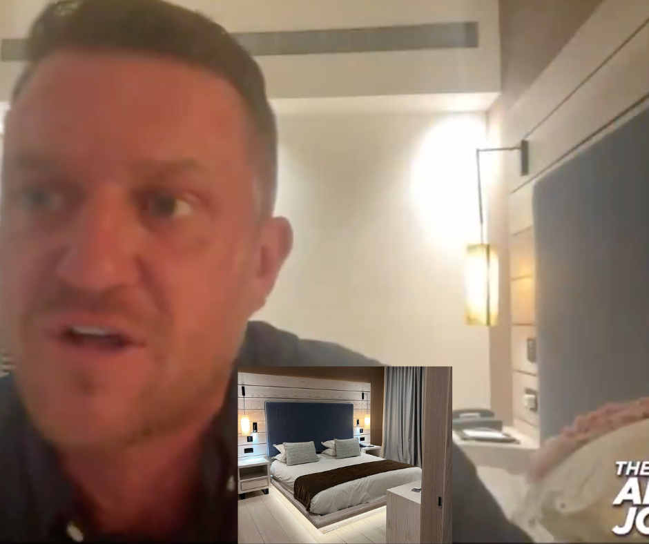 How Tommy Robinson gave away he was hiding at luxury Cyprus hotel while ...