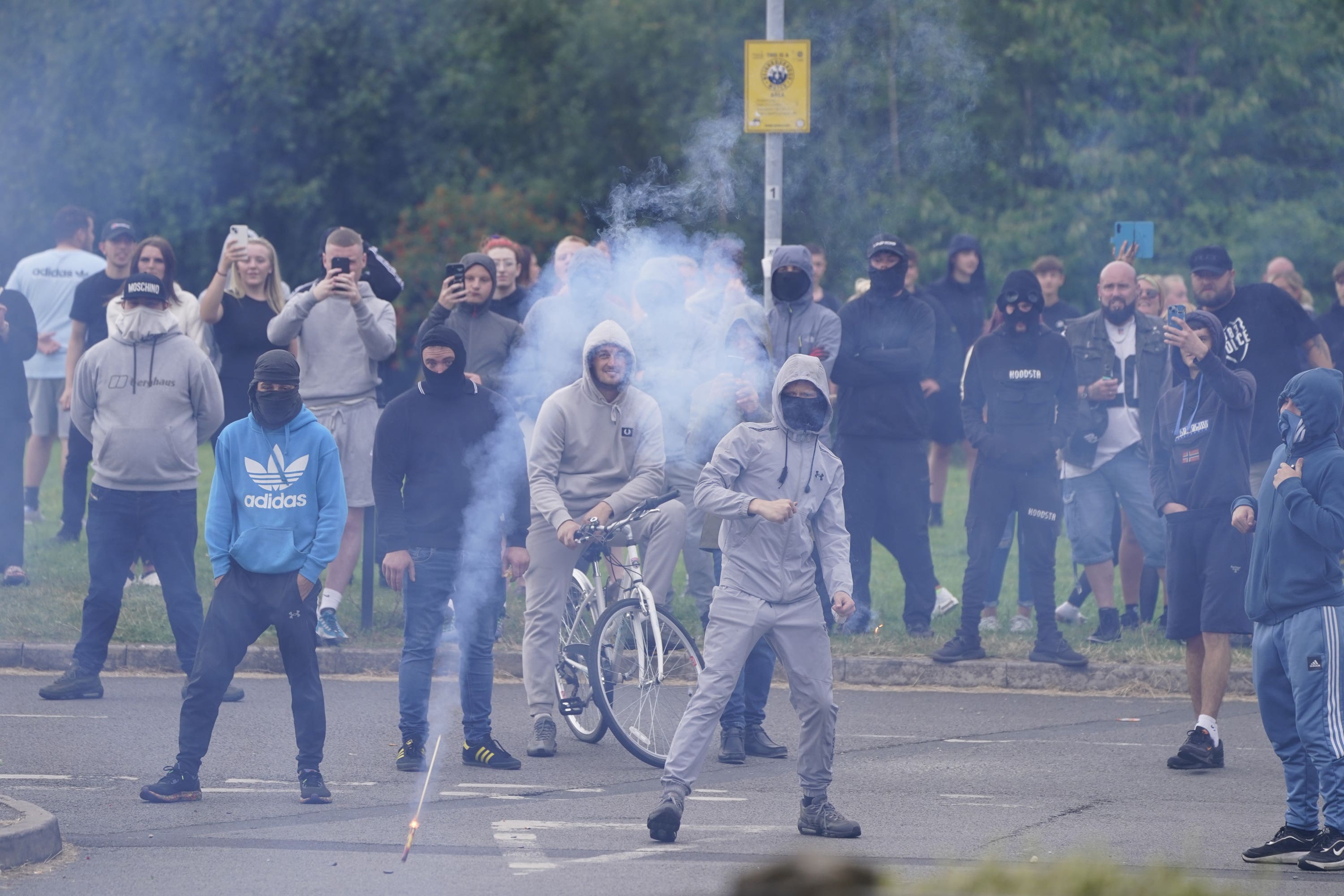 Calls have been made for a national conversation about respect amid scenes of violence in parts of the UK (Danny Lawson/PA)