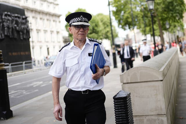 <p>Metropolitan Police Commissioner Sir Mark Rowley said officers had lost confidence in the job (Aaron Chown/PA)</p>