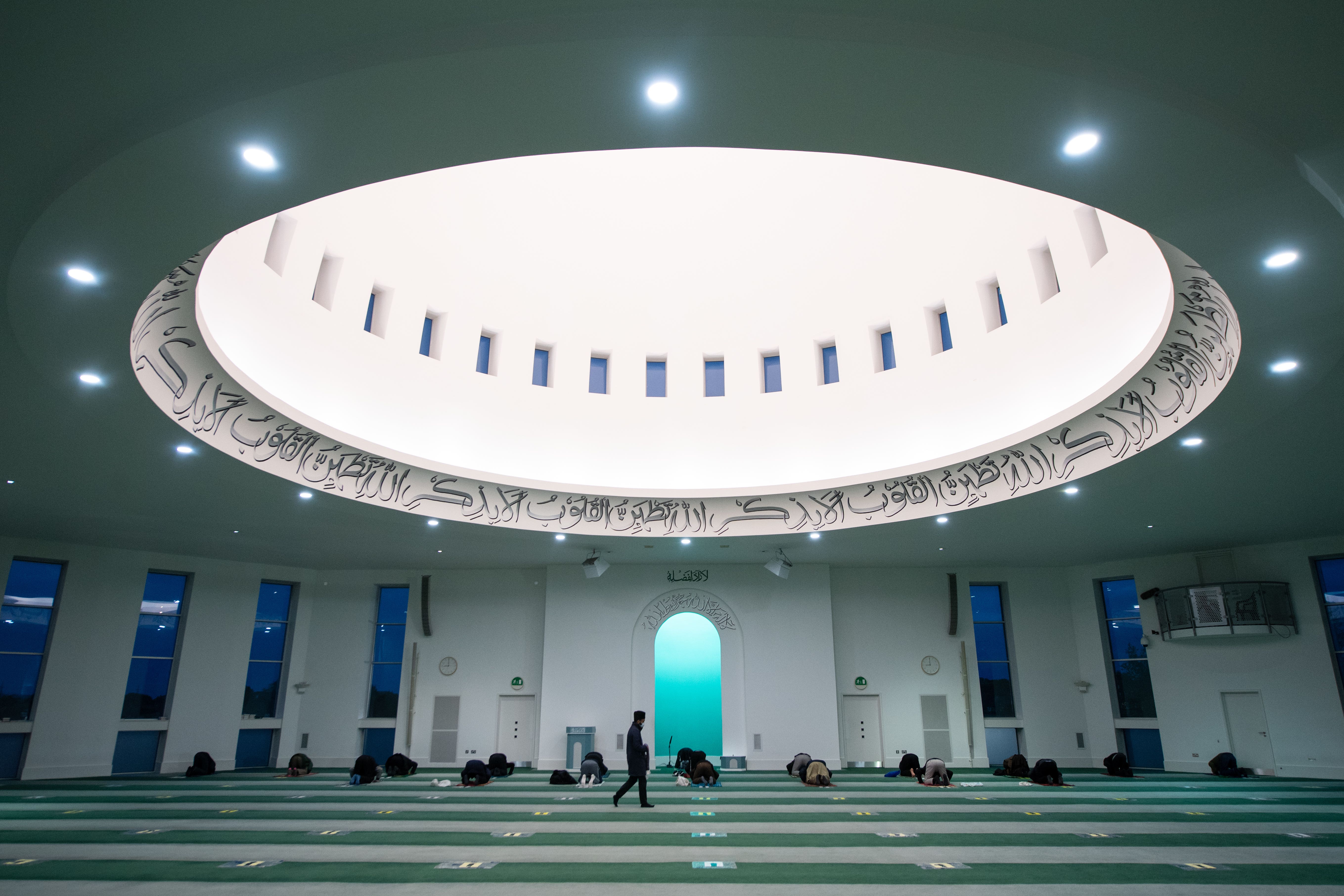 Imam Sabah Ahmedi said he would welcome members of the fa right to the Baitul Futuh Mosque in south London (Dominic Lipinski/PA)