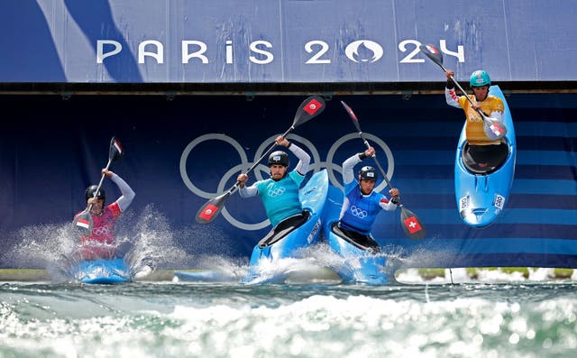 <p>Kayak cross made a splash on its Olympics debut </p>