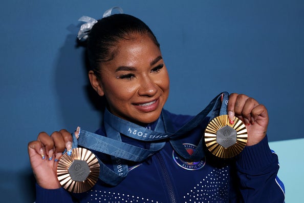 Chiles with her Paris 2024 medals