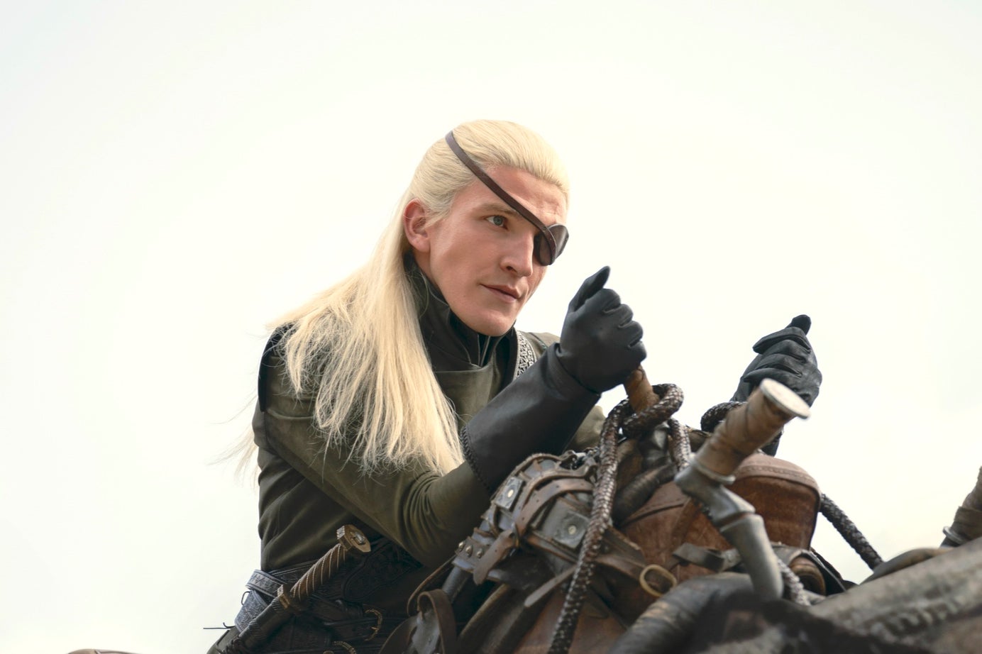 Prince Aemond Targaryen (Ewan Mitchell) in ‘House of the Dragon’