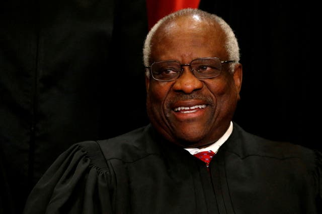 <p>A senator says he has unearthed a new trip that Supreme Court Justice Clarence Thomas took with his wife, Ginni, on a wealthy friend’s private plane that was not disclosed.  </p>