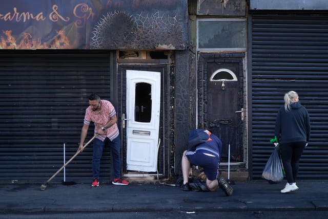 <p>Far-right riots rocked cities across the UK over the weekend </p>