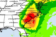 Mapped: Tracking Tropical Storm Debby as it makes landfall in Florida
