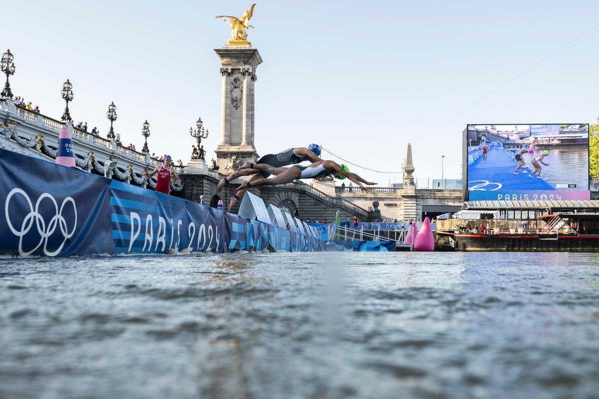 Olympic marathon swim test run is canceled over water quality concerns for Seine River