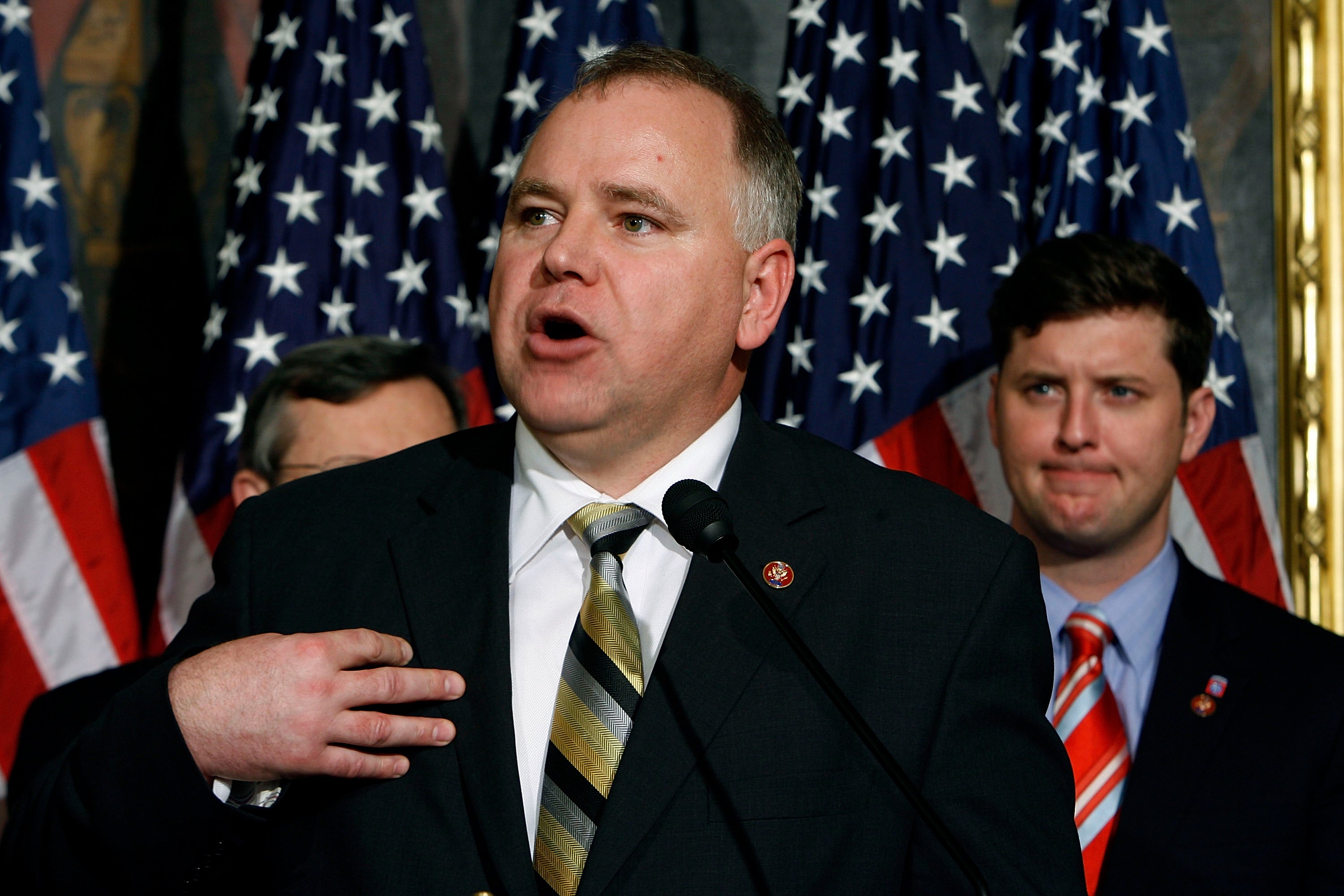 Senator Tim Walz, pictured in 2007, during his first year in Congress