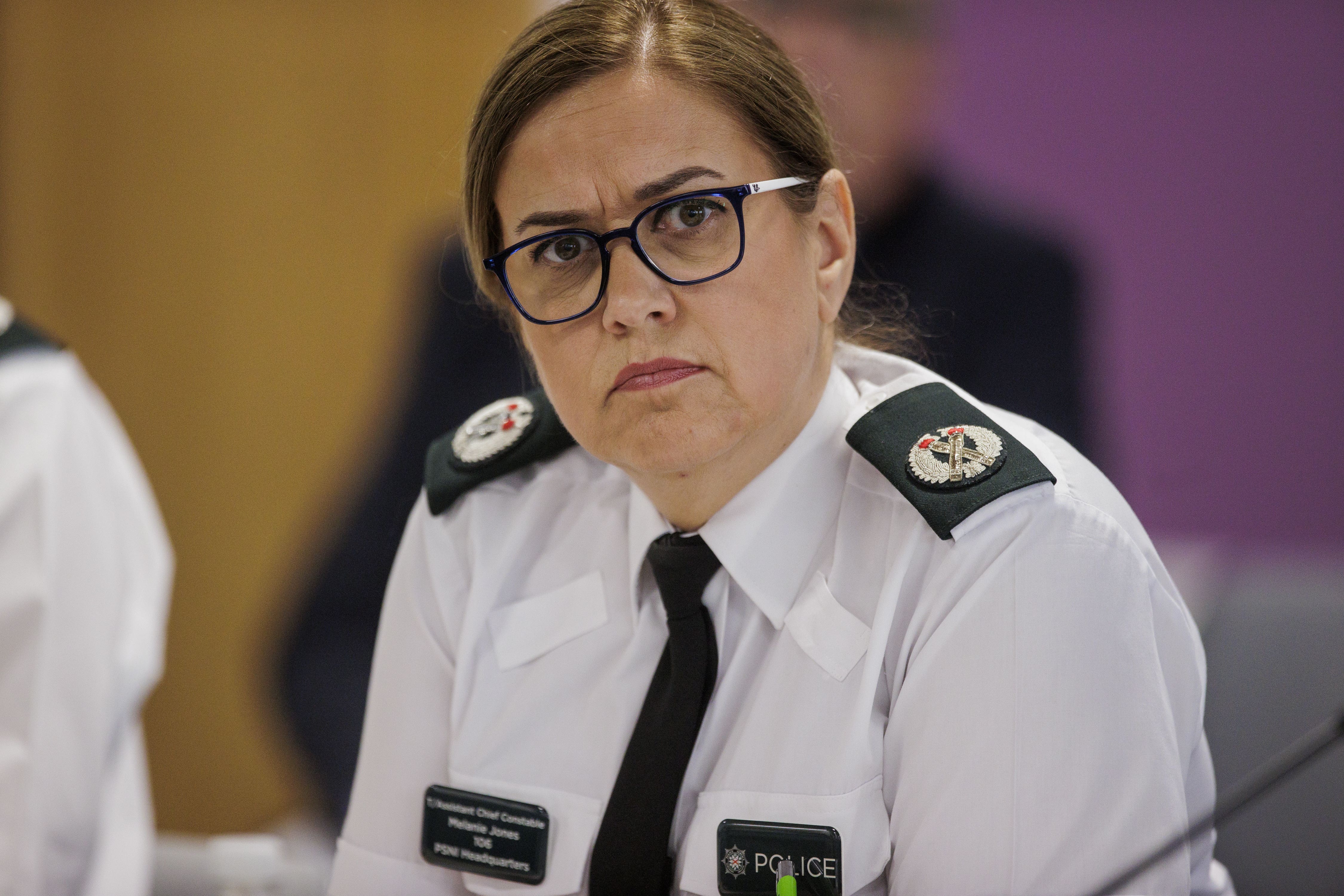 PSNI Temporary Assistant Chief Constable Melanie Jones said recent scenes across Belfast were ‘a disgrace’ (Liam McBurney/PA)