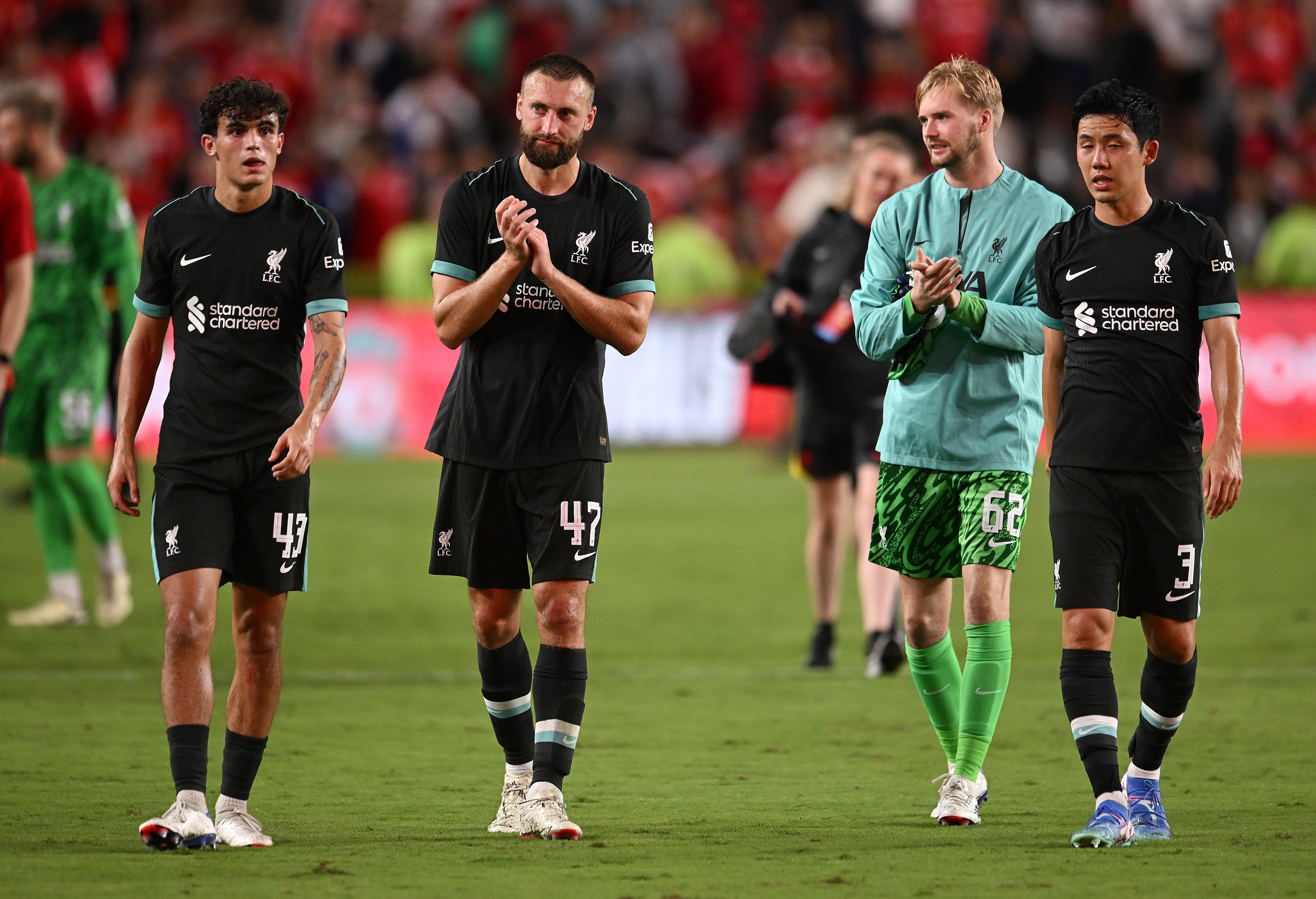 Liverpool beat Manchester United in South Carolina during their tour of the United States