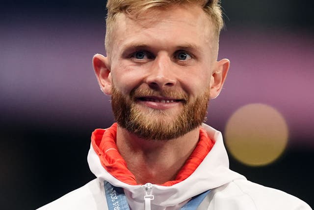 Josh Kerr had his first drink since Christmas after winning silver in the men’s 1500 metres (Martin Rickett/PA)