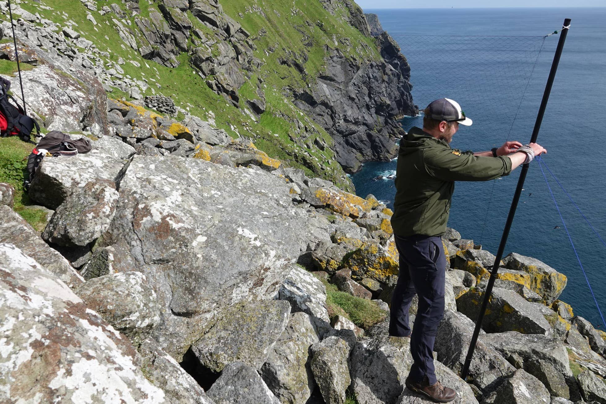 Seabird ecologist James Crymble believes the sluggish start to the breeding season could partly be due to recent outbreaks of avian flu (NTS/PA)