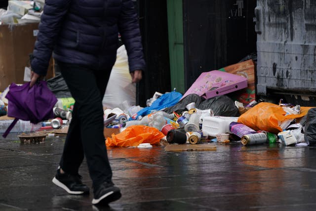 An eight-day walk out is expected next week if a new pay offer is not accepted by council staff (Andrew Milligan/PA)