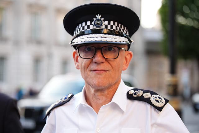 <p>Metropolitan Police Commissioner Sir Mark Rowley (Aaron Chown/PA)</p>