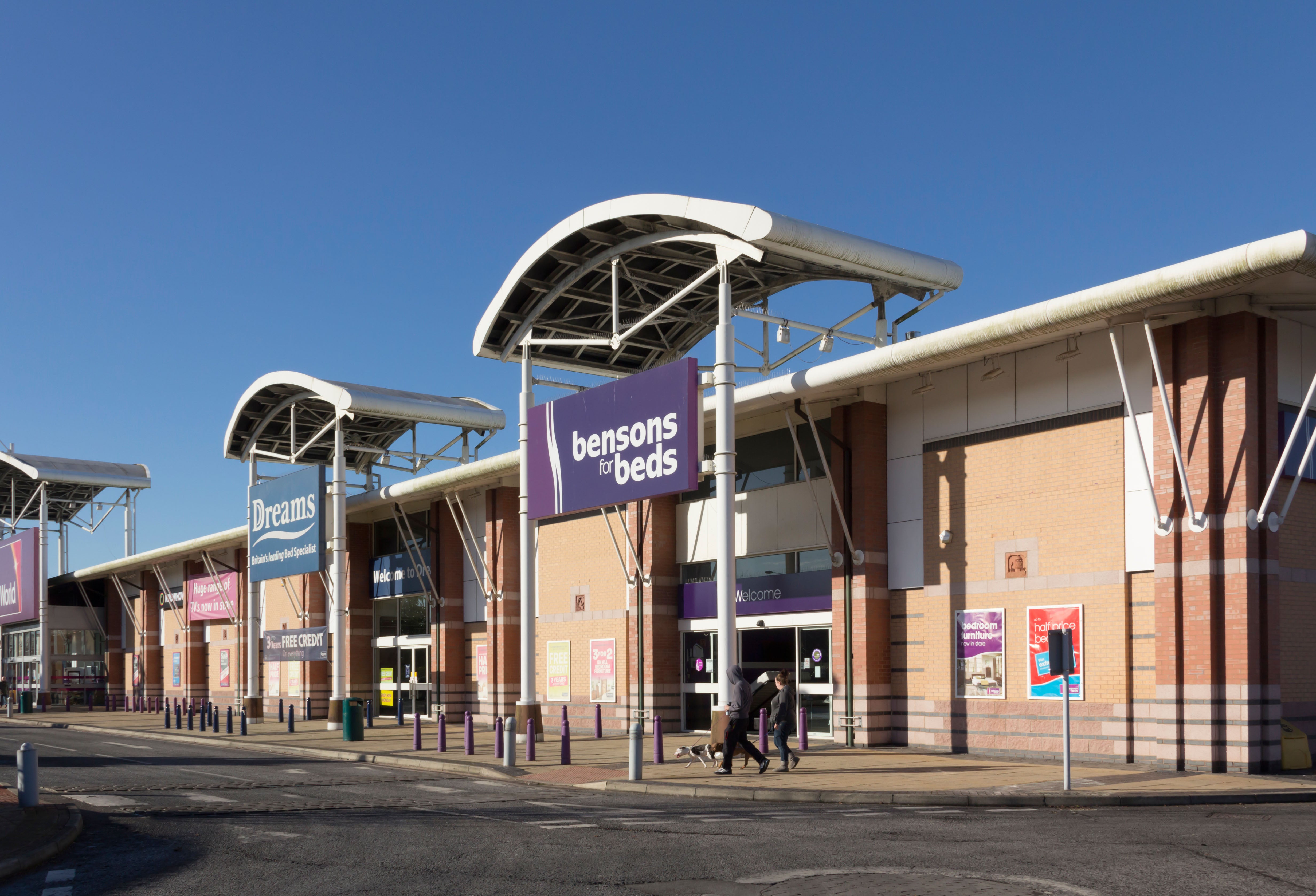 Bensons for Beds at Bolton Gate retail park (Alamy/PA)