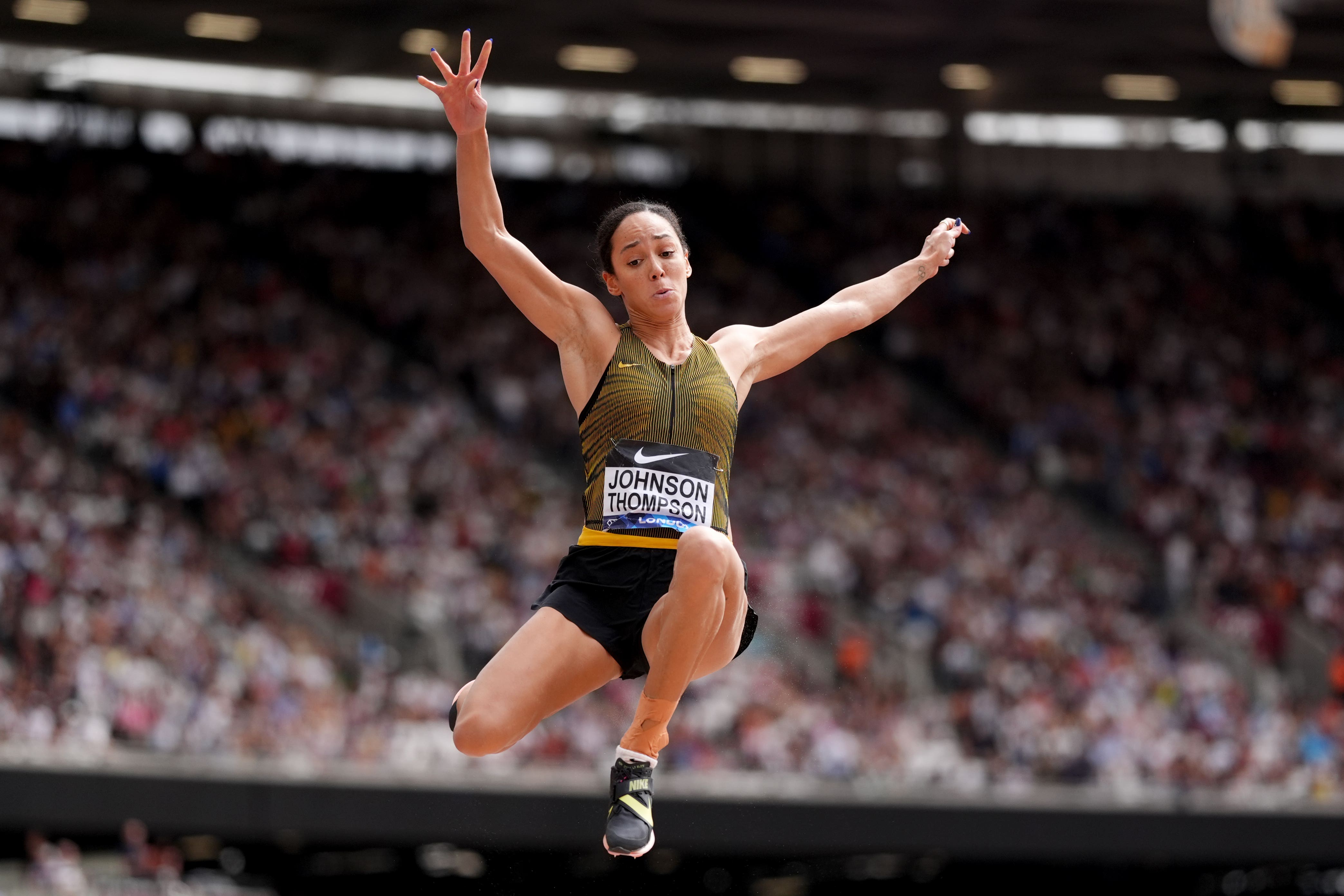 Katarina Johnson-Thompson has not ruled out competing in five Olympics (Adam Davy/PA)