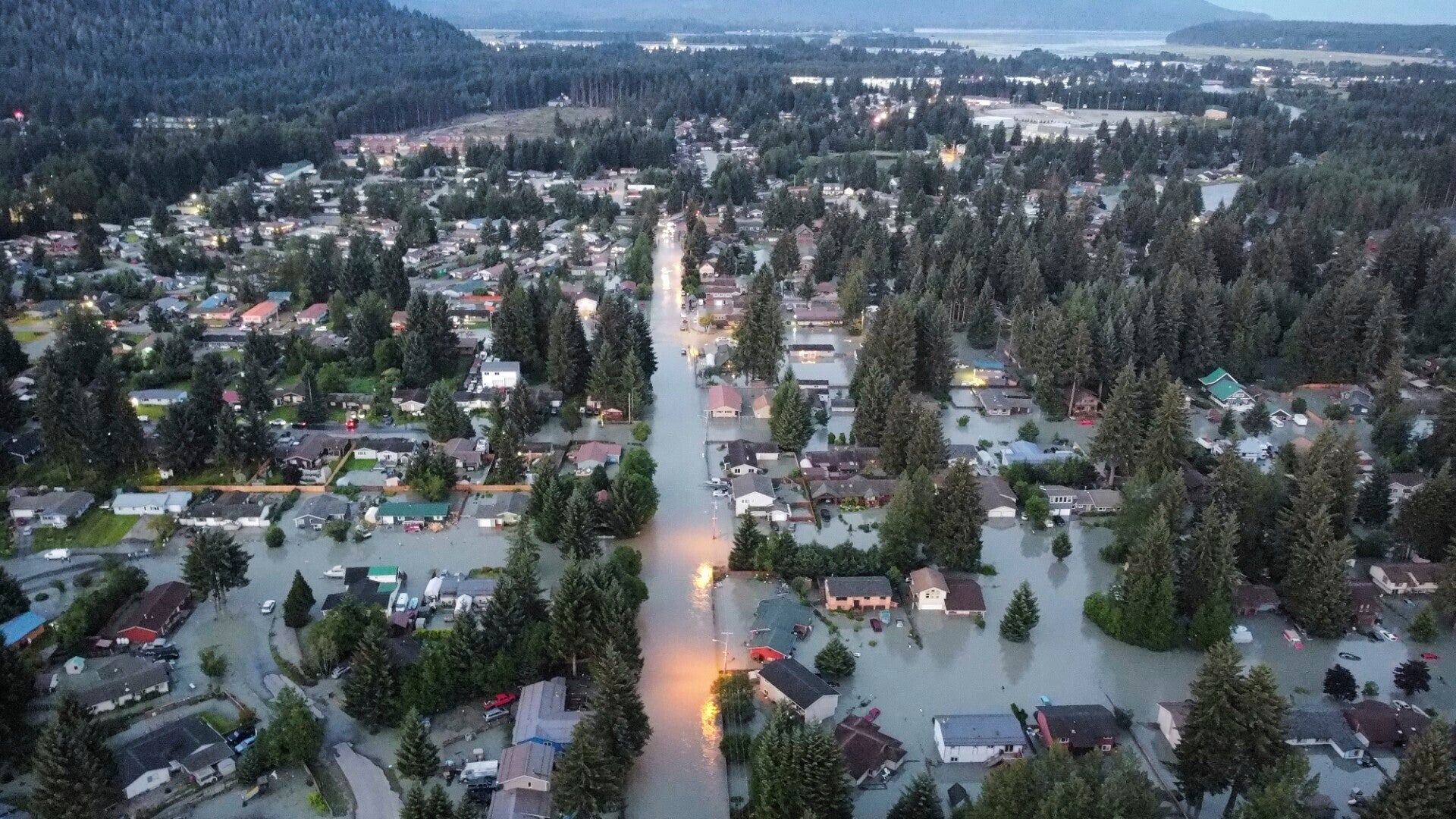 Alaska Flooding Glacial Dam