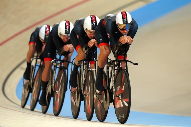 The men’s team pursuit team won Team GB’s 1000th medal on day 12 of the Olympics (David Davies/PA)