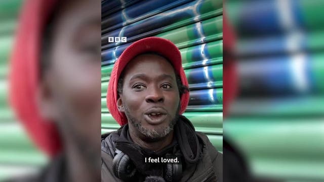 <p>Gambian man says ‘I feel loved ’ after anti-racism protesters take to Bristol streets.</p>