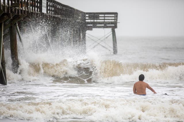 <p>Tropical Storm Debby has made landfall along the South Carolina coast</p>