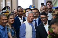 Nobel laureate Muhammad Yunus lands in Bangladesh to lead interim government