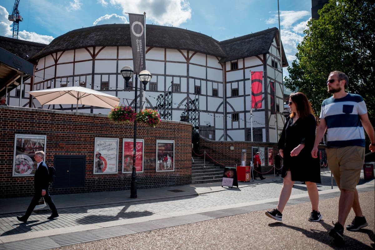 Shakespeare&rsquo;s Globe Theatre evacuated after firework &lsquo;launched by Algerian football fans&rsquo; lands in audience
