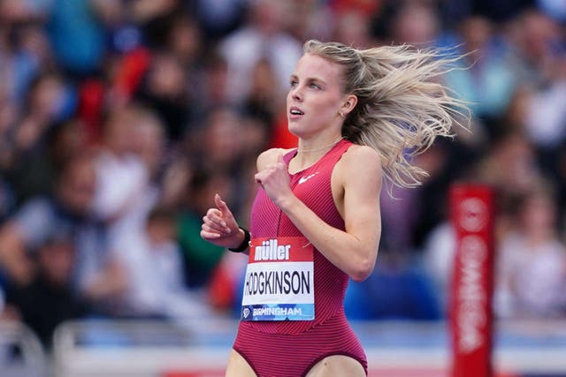 Keely Hodgkinson has competed with her hair down in several competitions (Alamy/PA)