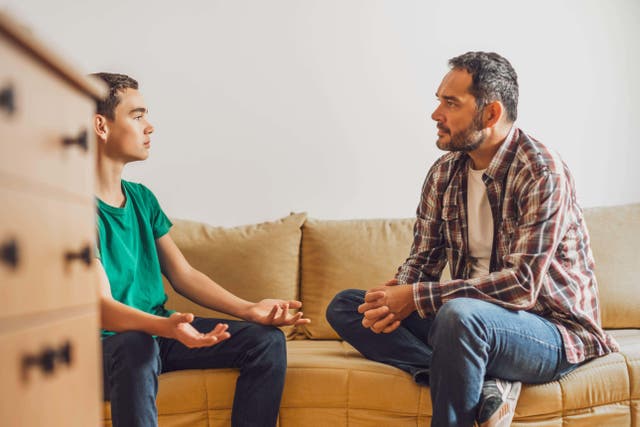 Talk to them about the news and encourage them to be critical thinkers (Alamy/PA)