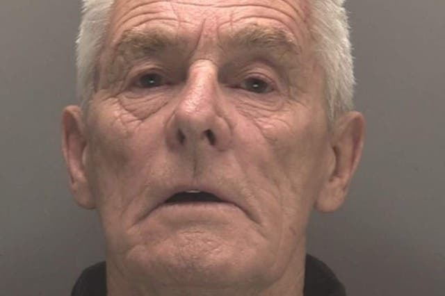 William Morgan, 69, of Linton Street, Walton, was sentenced at Liverpool Crown Court to two years and eight months in jail after admitting violent disorder and possessing an offensive weapon (Merseyside Police/PA)