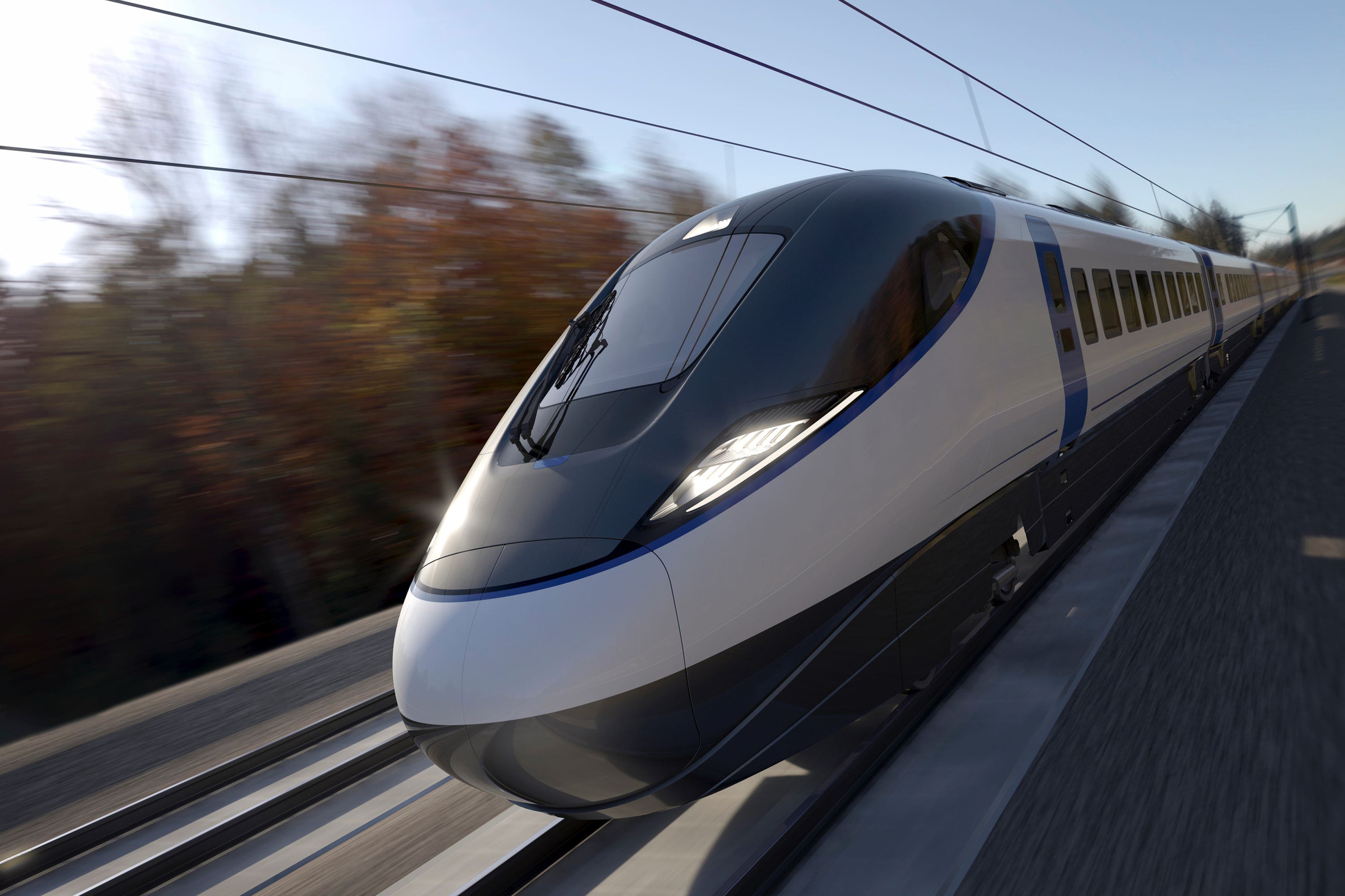 Trains on the new high-speed rail line will need to be redesigned to incorporate extra doors