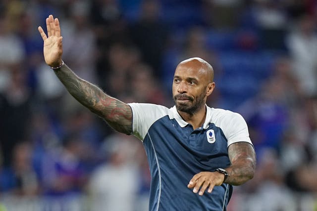 <p>Thierry Henry has stepped down as coach of France’s Under 21s </p>