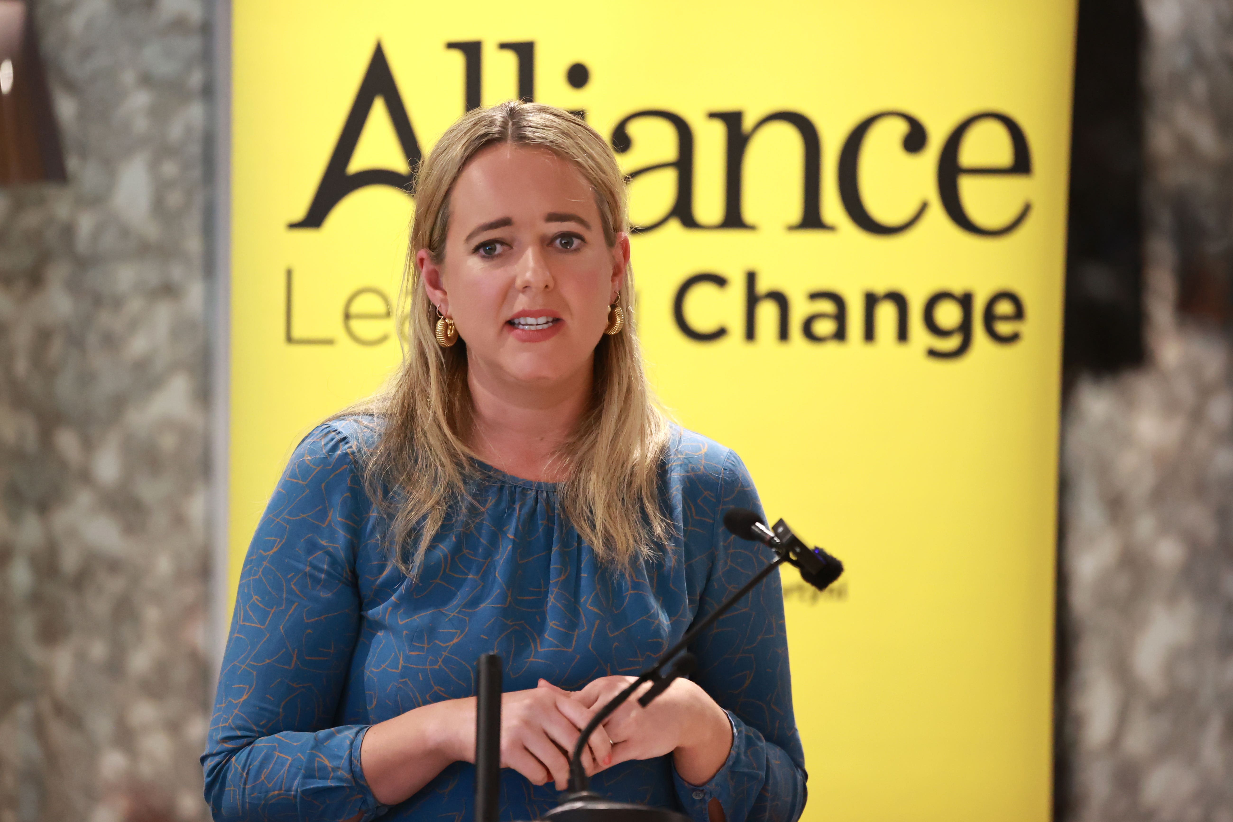 Alliance MLA Kate Nicholl criticised politicians who qualify their condemnation of racist attacks with references to ‘legitimate concerns’ (Liam McBurney/PA)