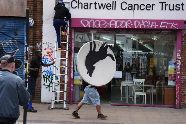 <p>Three men stole the work from a roof in Peckham </p>