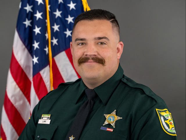 <p>Master Deputy Sheriff Bradley Michael Link, a Florida police officer who was killed in a shooting on August 2, 2024.</p>