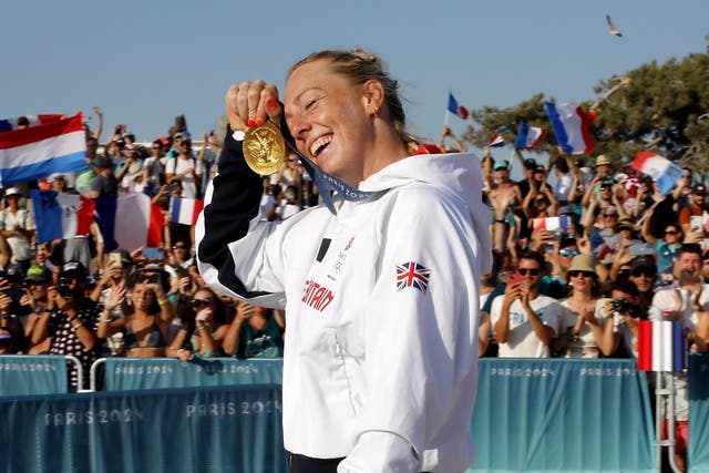 Ellie Aldridge is an Olympic champion (Patrick Aventurier/PA)