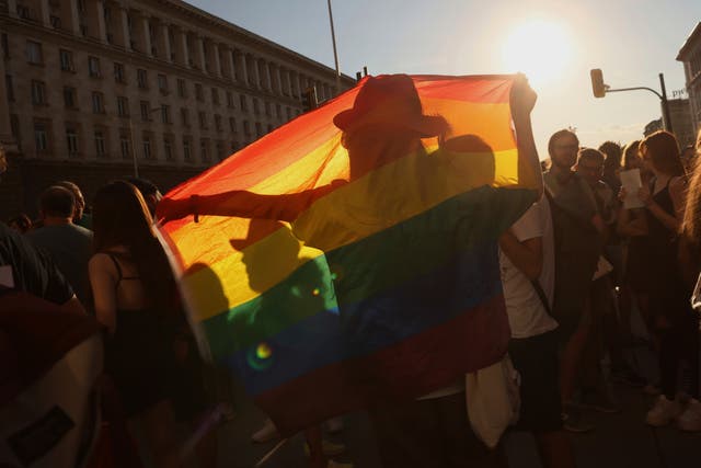 Bulgaria LGBT Protest