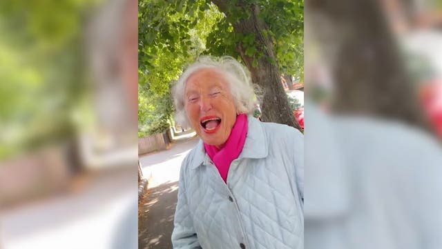 <p>Heartwarming moment pensioner stops rapper on street to check on him amid UK riots.</p>