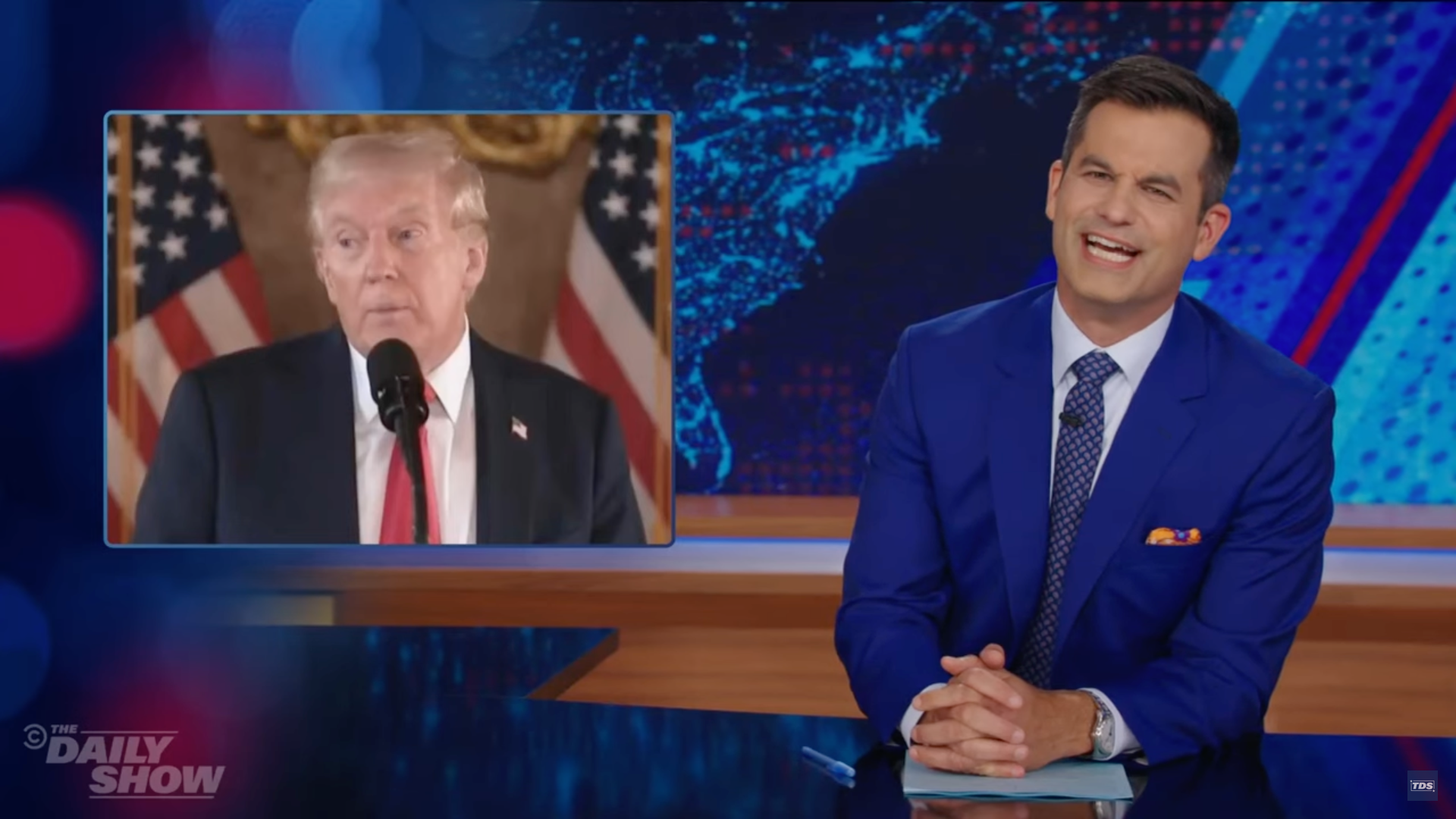 Daily Show host destroys Trump’s claims about his crowd size