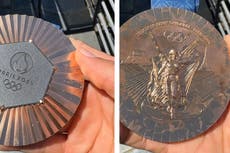 Olympics star shows Paris 2024 medal deteriorating after a week: ‘Looks like it went to war and back’
