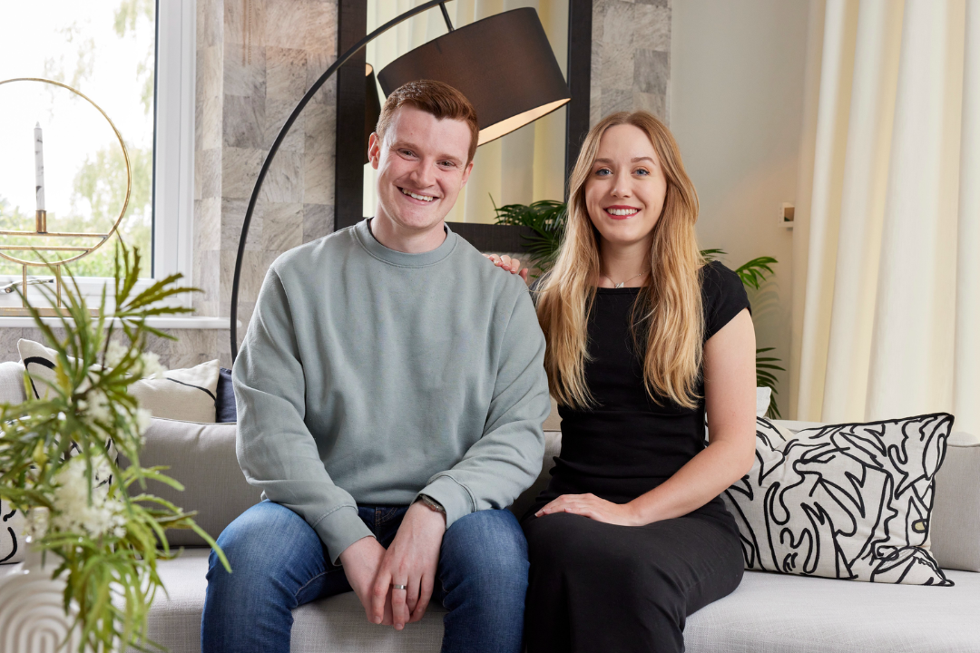 Jack Robinson and Gemma Griffin got sick of every pay rise being wiped out by rent increases, so they’ve bought together