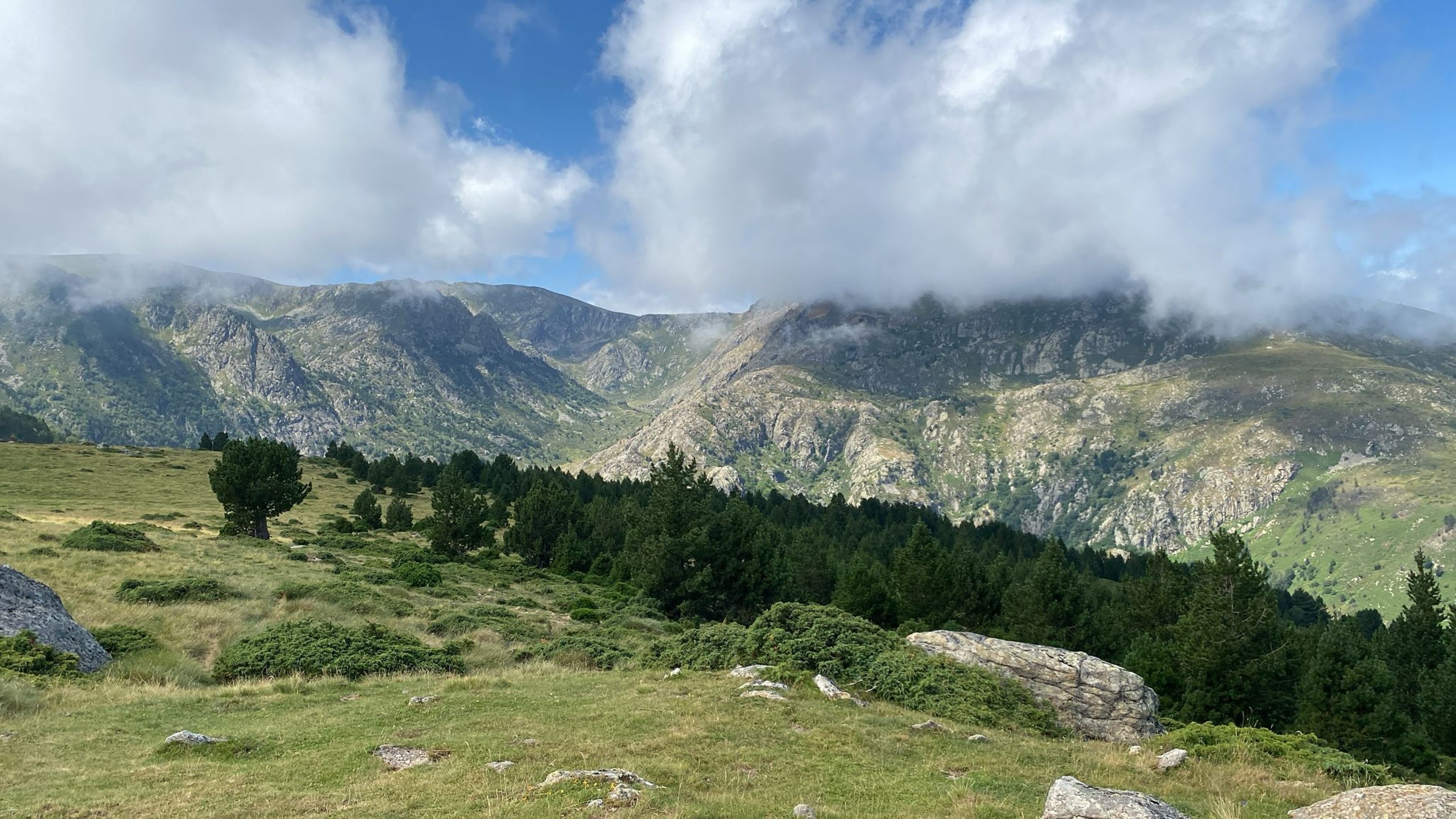 Mr Doherty was hiking and camping near Col d’Escots