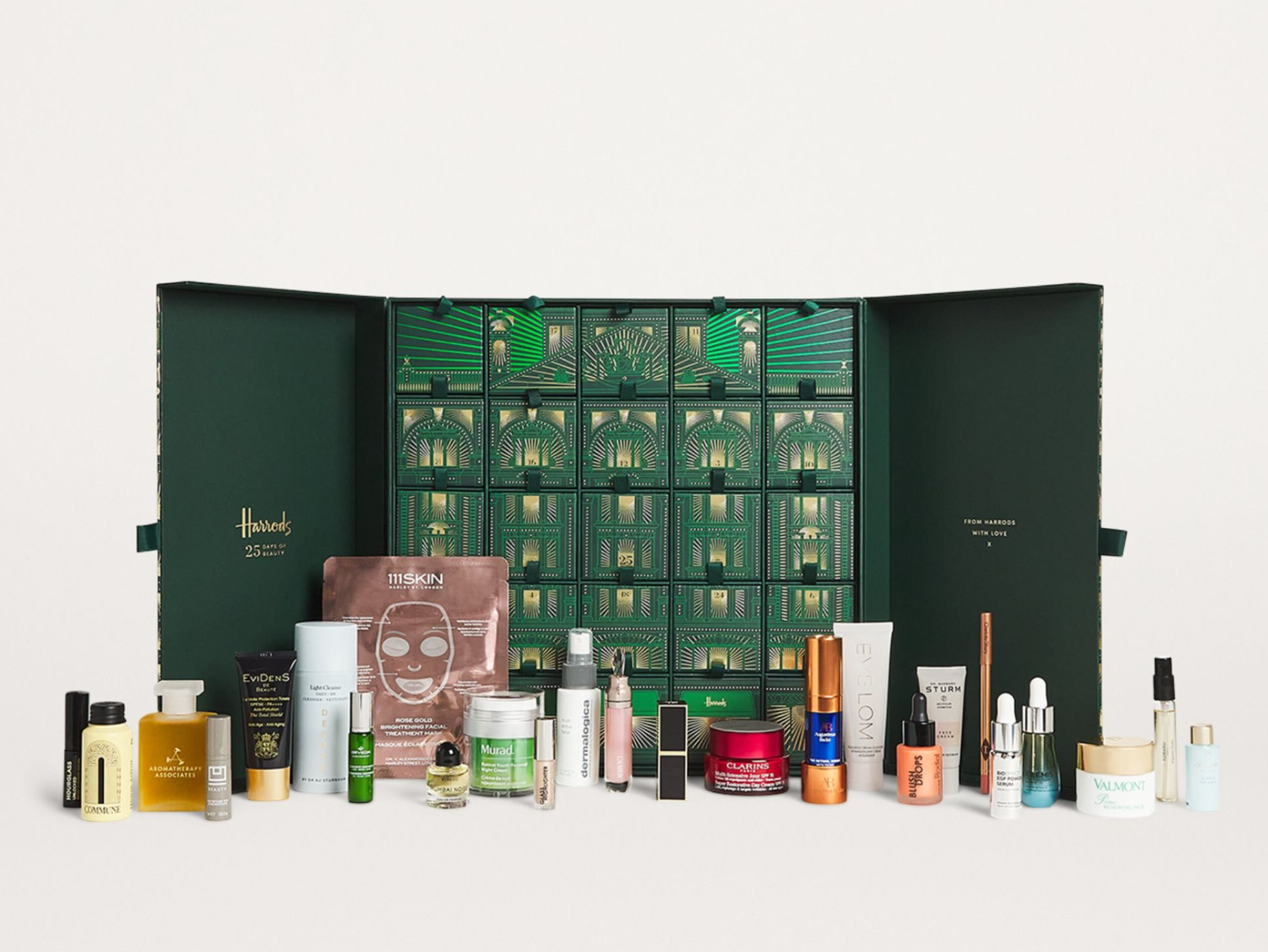 All the products inside the Harrods beauty advent calendar worth £1,600