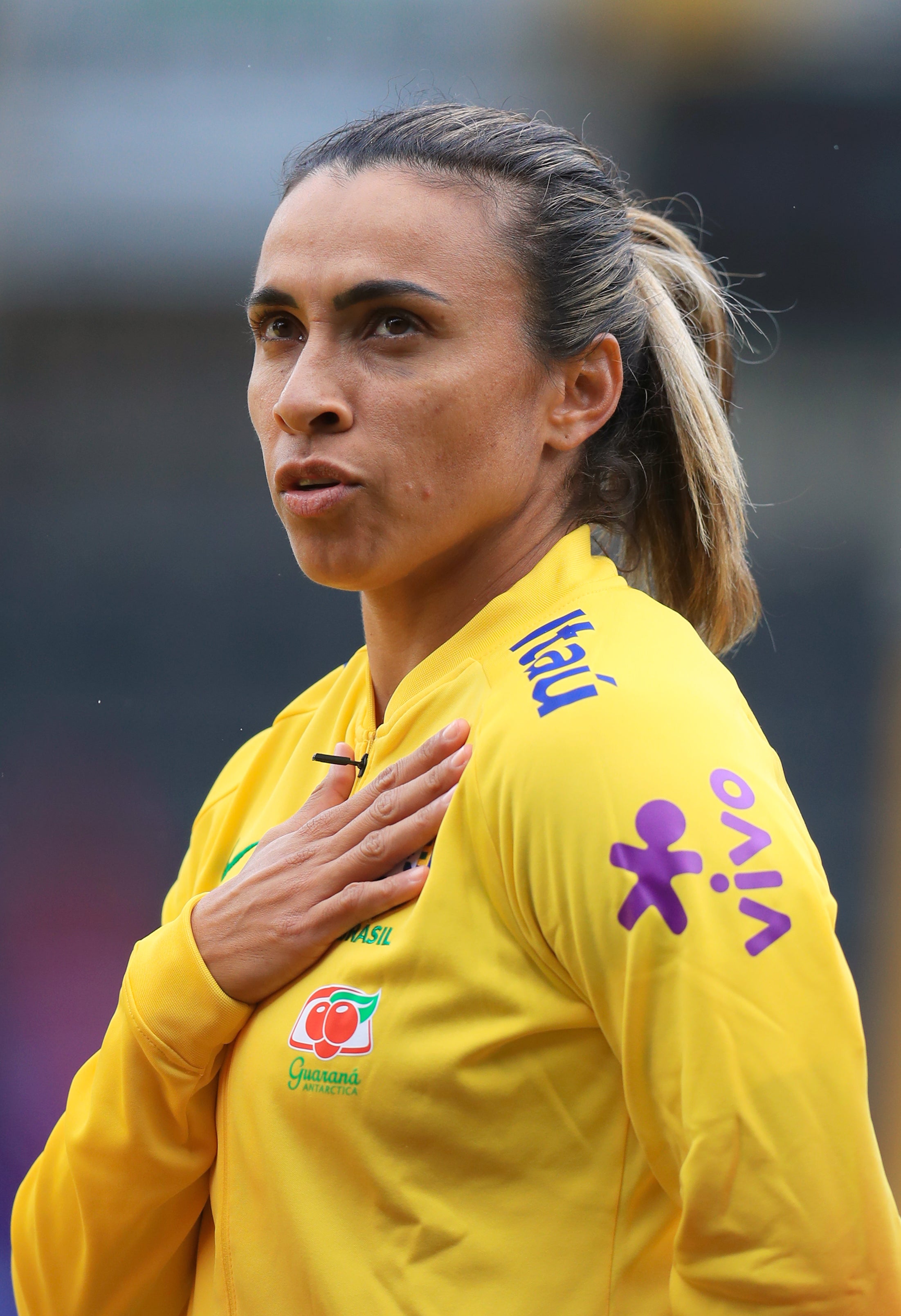 Marta will play her last international at a major tournament for Brazil (Mike Egerton/PA)